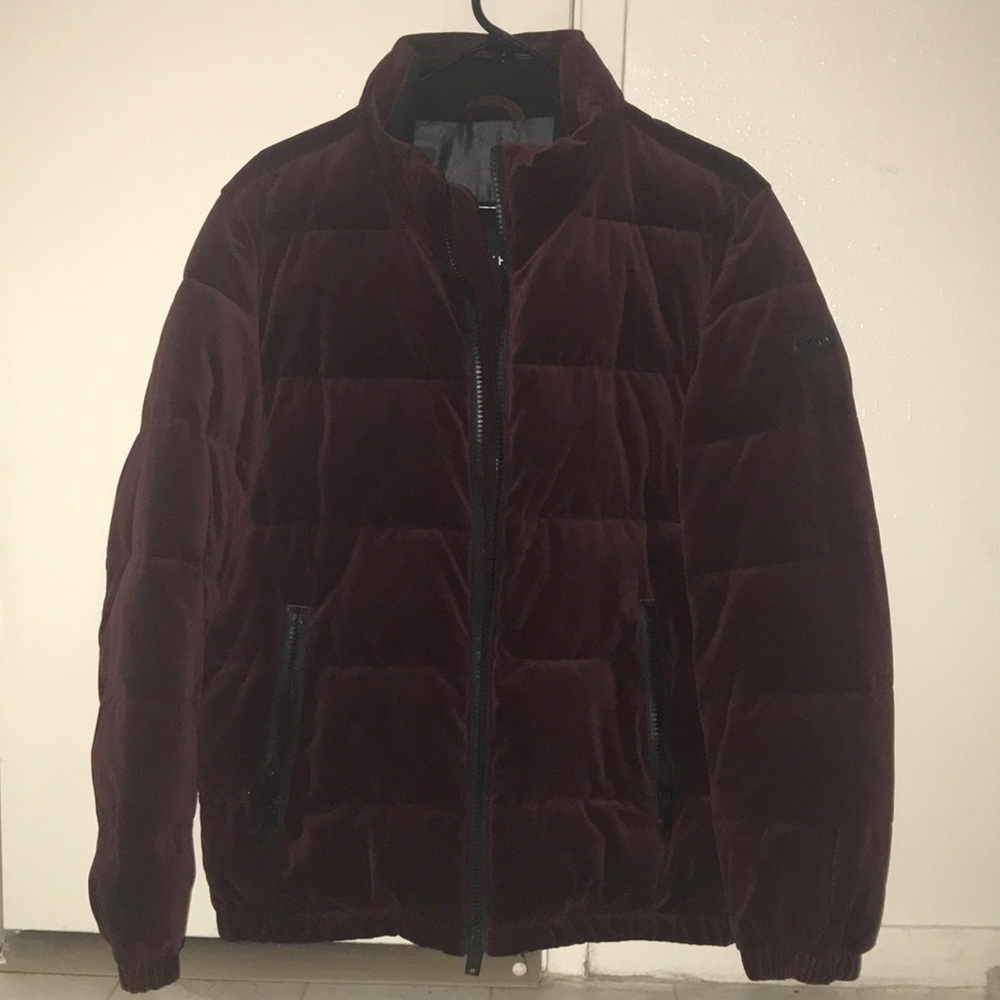NWOT DKNY Velvet Down Jacket Sz S